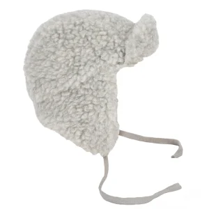 Binibamba - Chapeau en Peau de Mouton - Cloud||Binibamba - Sheepskin Trapper Hat - Cloud