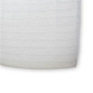 Pehr - Drap Contour - Lit de Bébé - Stripes Away - Pebble||Pehr - Crib Sheet - Stripes Away - Pebble
