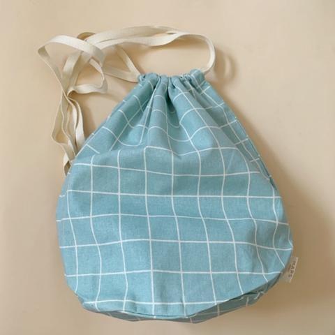 HAPS Nordic - Sac Multi - Motif Carreaux - Grand Ciel||HAPS Nordic - Sac Multi - Check Pattern - Large Blue Sky