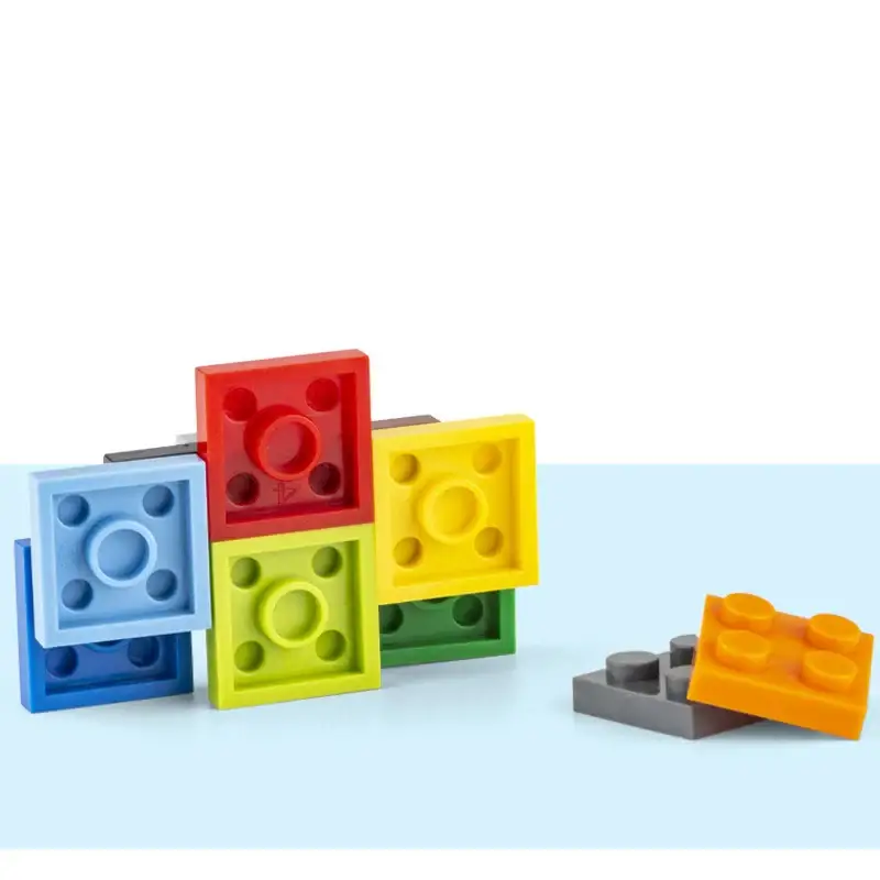 160 Blocs de Construction Plaque 2×2 – Image 3