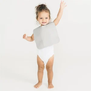 Gathre - Bavoir en Cuir Végan - Pewter||Gathre - Bonded Leather Bib - Pewter