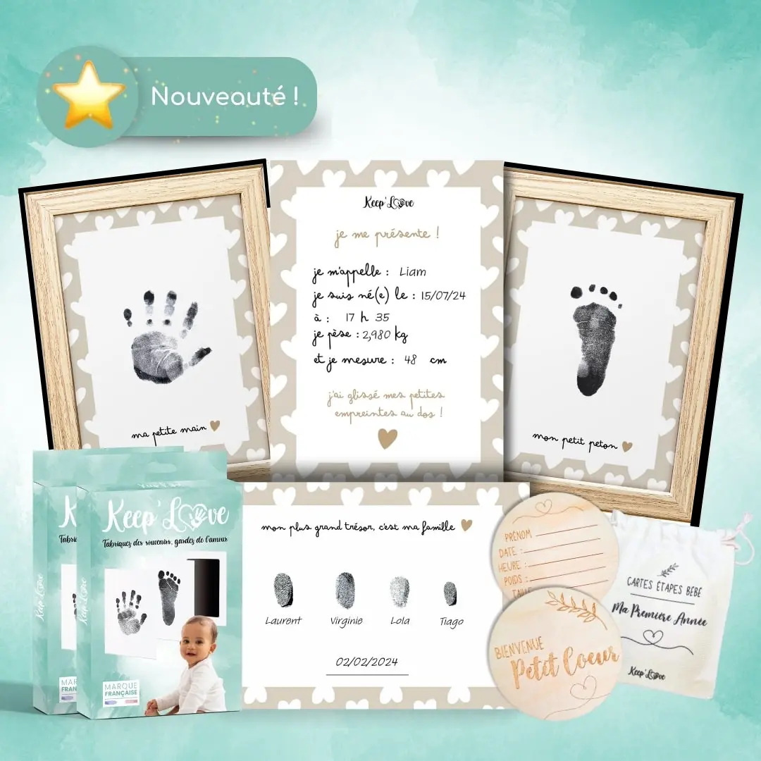 Coffret Cadeau Naissance Bébé – Souvenirs à Créer et Garder
