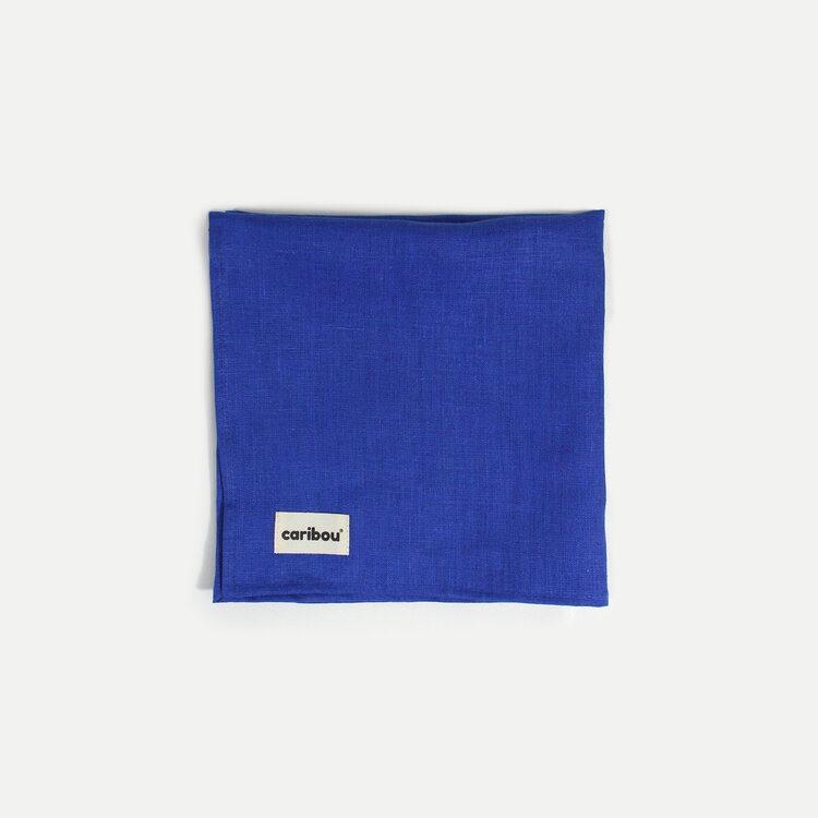 Caribou - Bandana en Lin - Bleu||Caribou - Linen Bandana - Blue