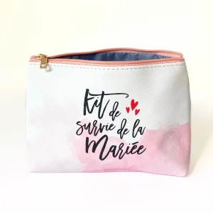 (LOT *12) Pochette - Trousse / Kit de survie de la mariée | Cadeau wedding planner pour futures mariées
