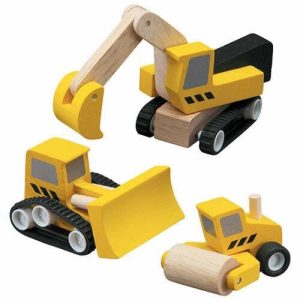 Plan Toys - Véhicules de Construction de Route||Plan Toys - Road Construction Vehicles