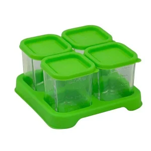 Green Sprouts - Cube de Verre pour Nourriture - 4oz (118ml)||Green Sprouts - Baby Food Glass Cubes - 4oz (118ml)