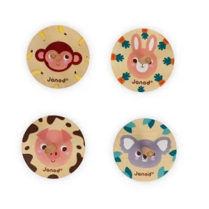 Janod - Toupis en Bois || Janod - Wooden Spinning Top