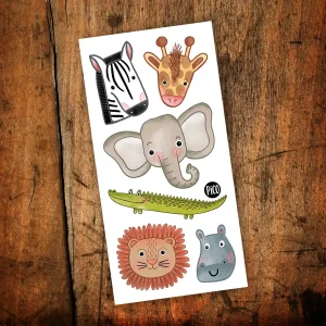 Pico Tatouage - Tatouages Temporaires  - Le Doux Safari ||Pico Tatouage - Temporary Tattoo - Sweet Safari