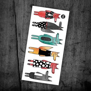 Pico Tatouage - Tatouages Temporaires - Les chics loups||Pico Tatouage - Temporary Tattoos - Les Chics Loups