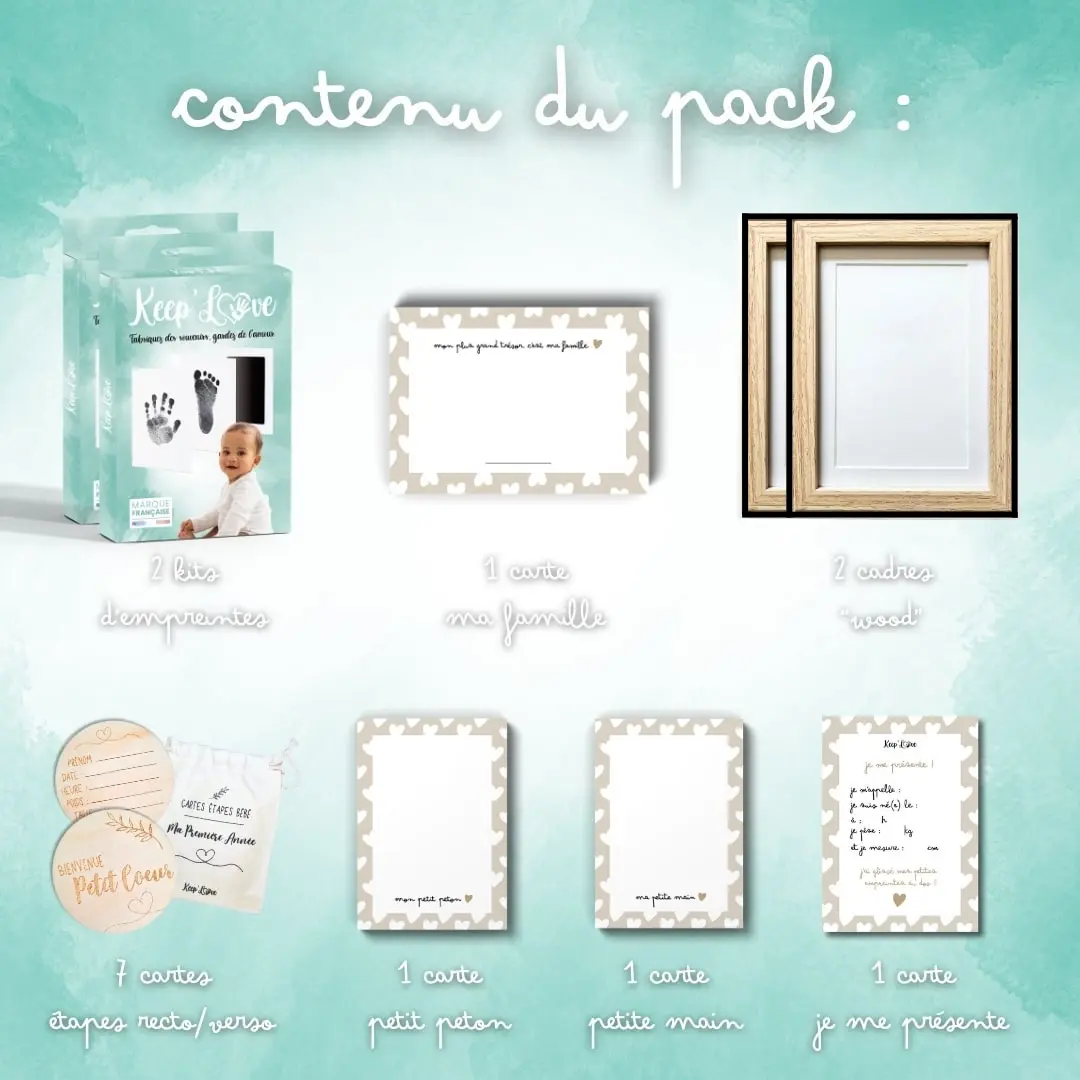 Coffret Cadeau Naissance Bébé – Souvenirs à Créer et Garder – Image 4