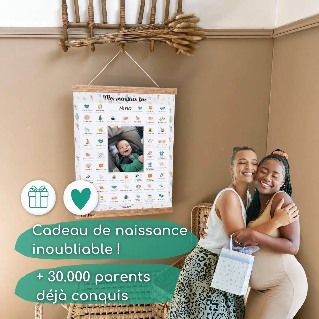 Coffret Cadre Beige “Mes Premières Fois” à tamponner – Thème Perroquet – Image 6