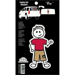 Familly Stickers - Garçon Couleur||Family Stickers - Colored Boy