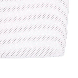 Pehr - Drap Contour - Lit de Bébé - Fushia Pin Dot||Pehr - Crib Sheet - Fushia Pin Dot
