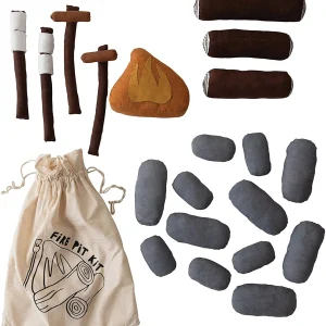 Creative Coop - Ensemble de Foyer en Toile||Creative Coop - Canvas Fire Pit Kit