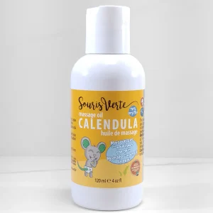 Souris Verte - Huile de Massage à la Calendula -120ml||Souris Verte - Calendula Massage Oil - 120 ml