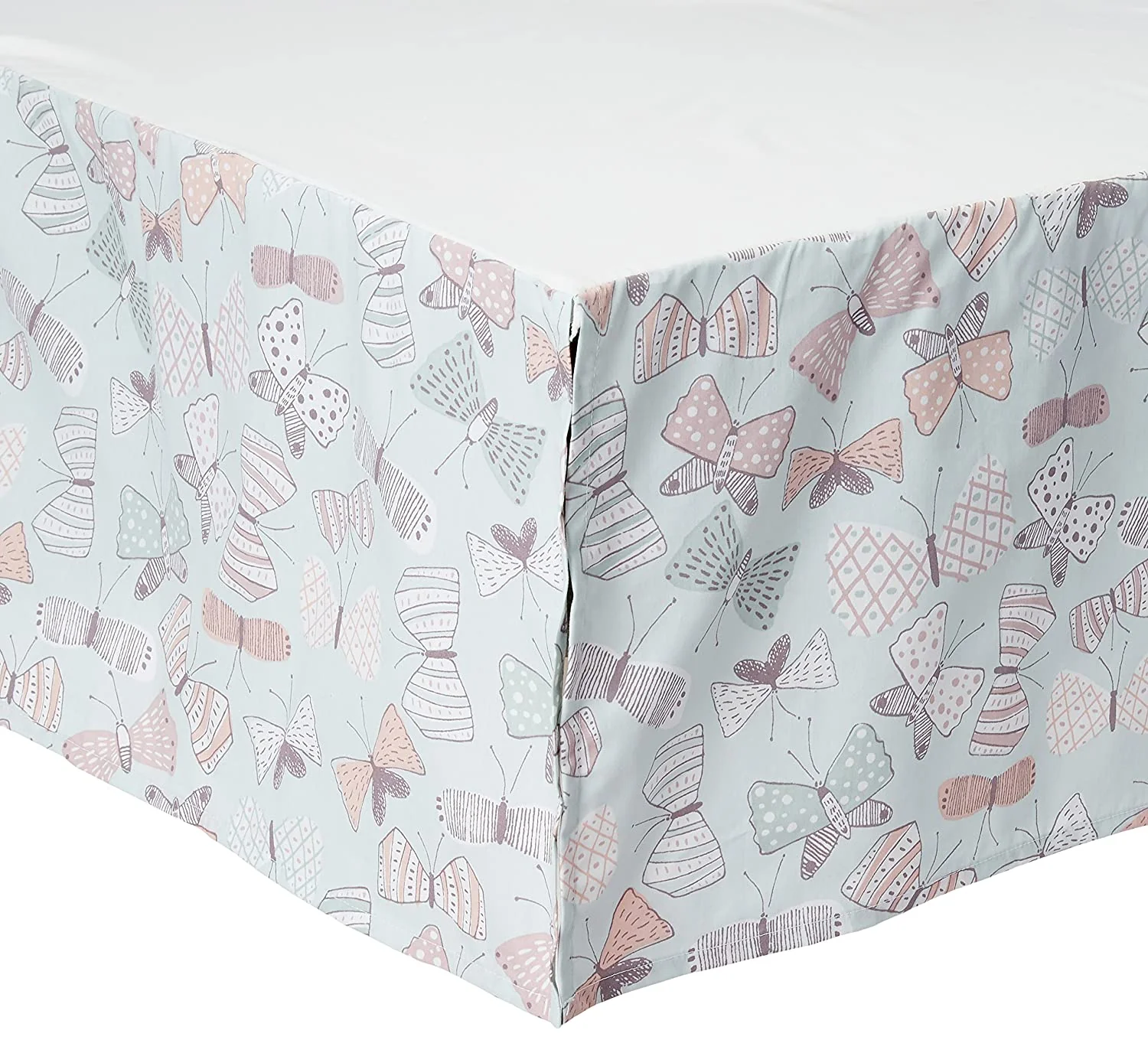 Dwell Studio - Jupe de Berceau - Papillon||Dwell Studio - Crib Skirt - Butterfly