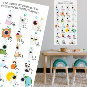 L’affiche abécédaire FROPS : apprendre les lettres en jouant à deviner