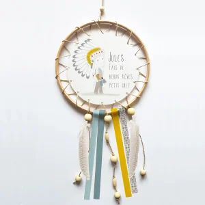 Attrape-rêve personnalisable du petit chef indien