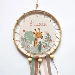 Attrape-rêve personnalisé d'une girafe bohème - DIY ou finalisé