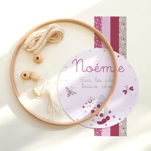 Kit capteur de rêve personnalisé papillons et jolies fleurs