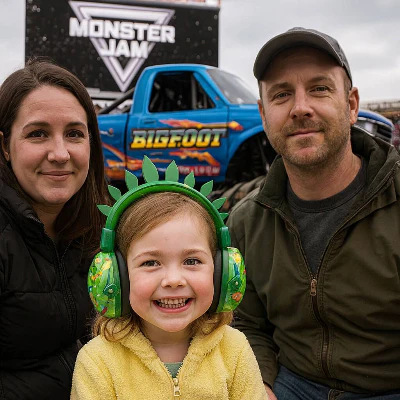 Casque anti bruit bébé | Dino Protection Confort -22dB – Image 3