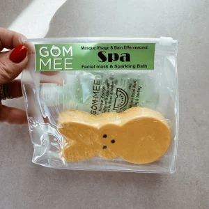 Gom-Mee - Duo Masque pour Visage et Bombe de Bain Lapin||Gom-Mee - Facial Mask and Sparkling Bath