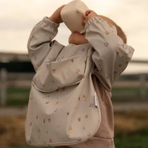 Micasso & Co. - Bavoir à Manches Longues - Ourson jardineur ||Micasso & Co. - Long Sleeved Bib - Gardening bears