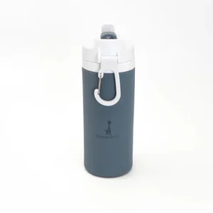 Micasso & Co. - Bouteille d'eau en silicone - Bleu Majestueux||Micasso & Co. - Silicone water bottle - Blue