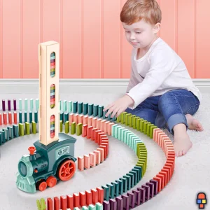 Jeux de construction avec domino | Pti'Train Domino™
