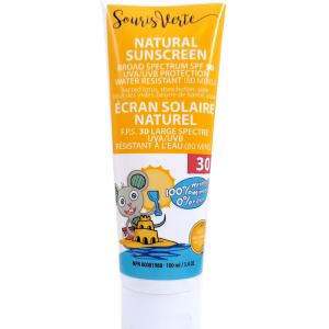 Souris Verte - Écran Solaire Naturel - FPS 30 - 100 ml||Souris Verte - Natural Sunscreen - 30 SPF - 100 ml