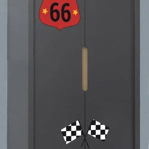 Habillage armoire stickers route 66