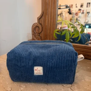 Trousse de toilette - velours côtelé