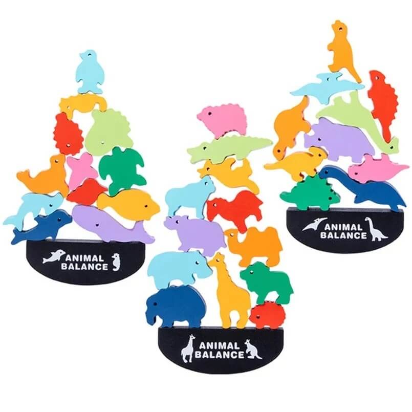 Jeu de construction en bois | ÉquiliZoo – Image 5