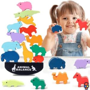 Jeu de construction en bois | ÉquiliZoo