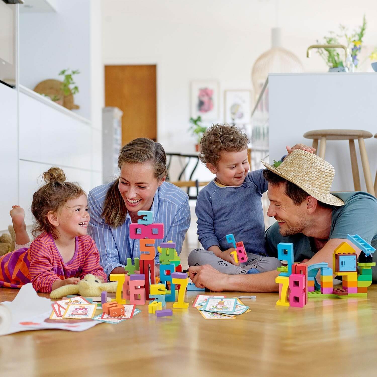 Jeu de construction en bois | Chiffres en Équilibre – Image 2