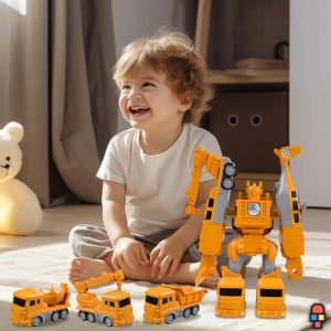 Jeu de construction magnétique | Robot Mega-Transformation