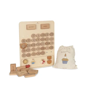 Konges Slojd - Calendrier en Bois pour Enfant||Konges Slojd - Wooden Kids Calendar
