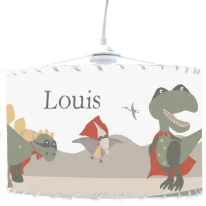 Plafonnier personnalisé du monde des dinosaures