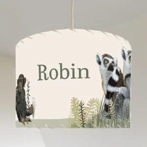 Luminaire personnalisable chambre bébé thème jungle
