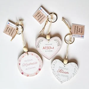 Porte-clefs à personnaliser pour maîtresse ou ATSEM