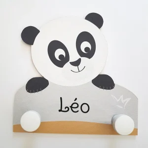 Porte-manteau panda personnalisé – Fabrication artisanale française