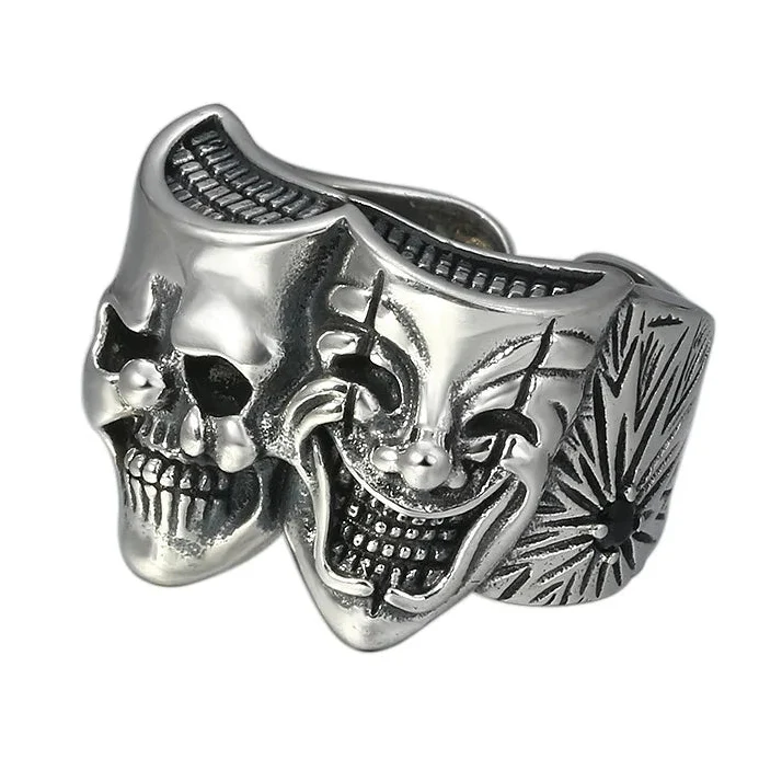 Bague Joker deux faces pour hommes