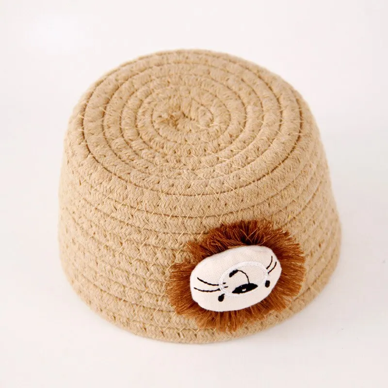 Panier de rangement en corde de coton tissé à la main – Image 5