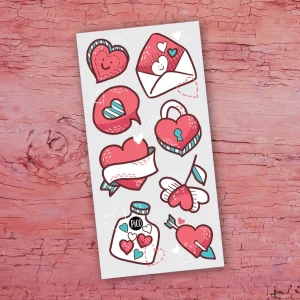 Pico Tatouage - Tatouages Temporaires - Saint-Valentin||Pico Tatouage - Temporary Tattoos - Valentine's Day