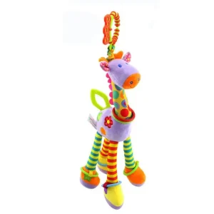 Hochet bébé - Girafe en peluche