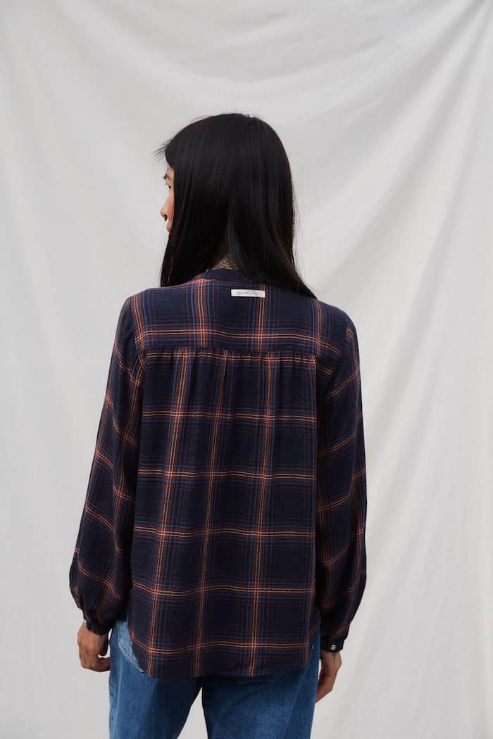 Tajinebanane - Blouse - Carreaux Bleus||Tajinebanane - Blouse - Blue Squares – Image 2