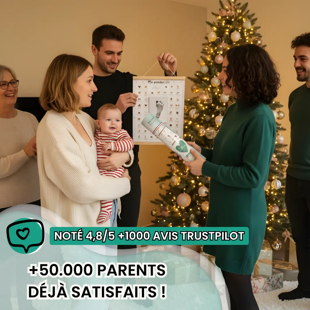 Coffret Cadre Beige “Mes Premières Fois” à tamponner – Thème Ourson – Image 9