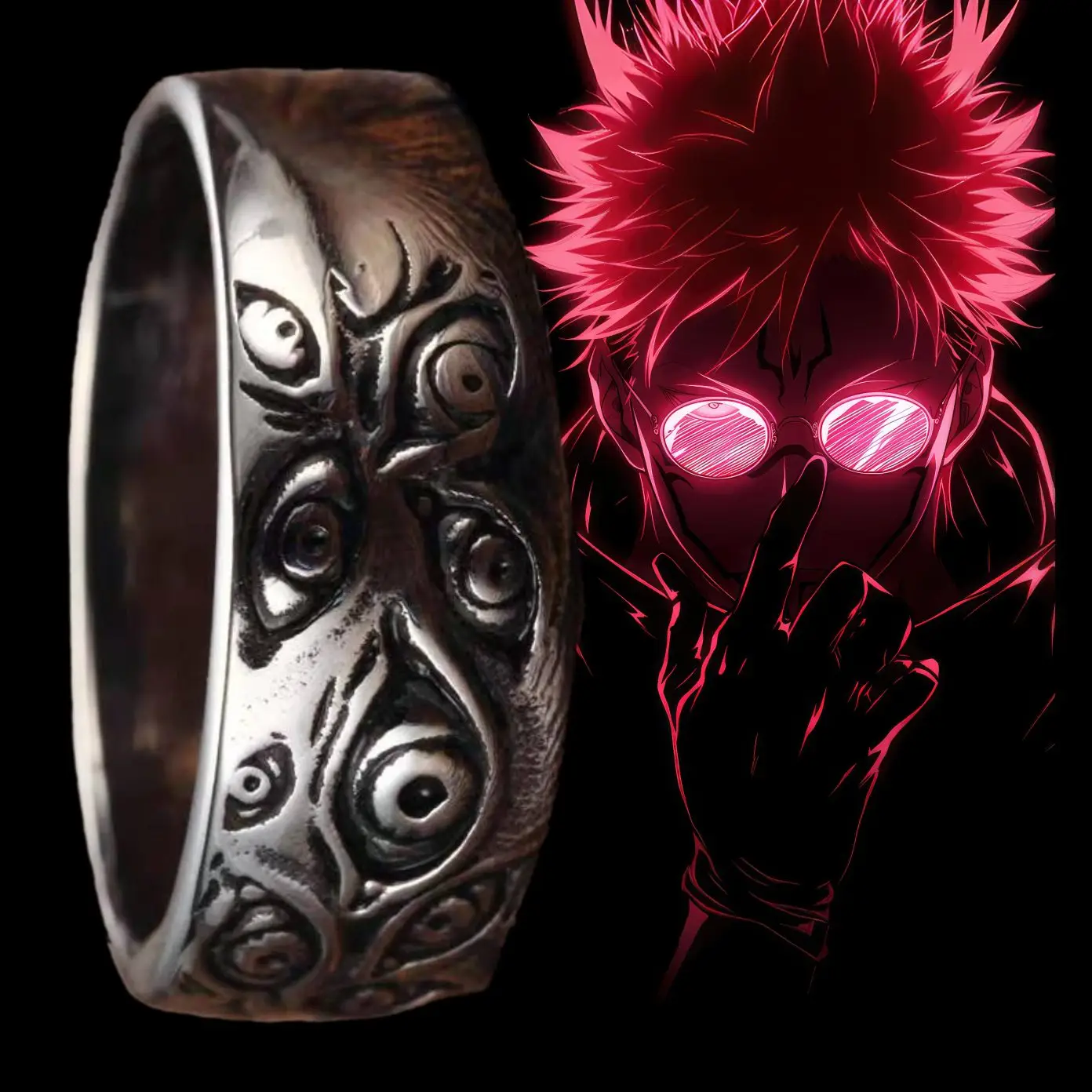 Bague Anime Jujutsu Kaisen Ryomen Sukuna