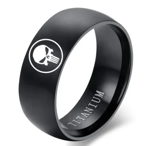 Bague anime Marvel Punisher
