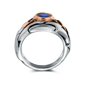 Bague Argent 925 Loki Pierre Esprit de l'infini